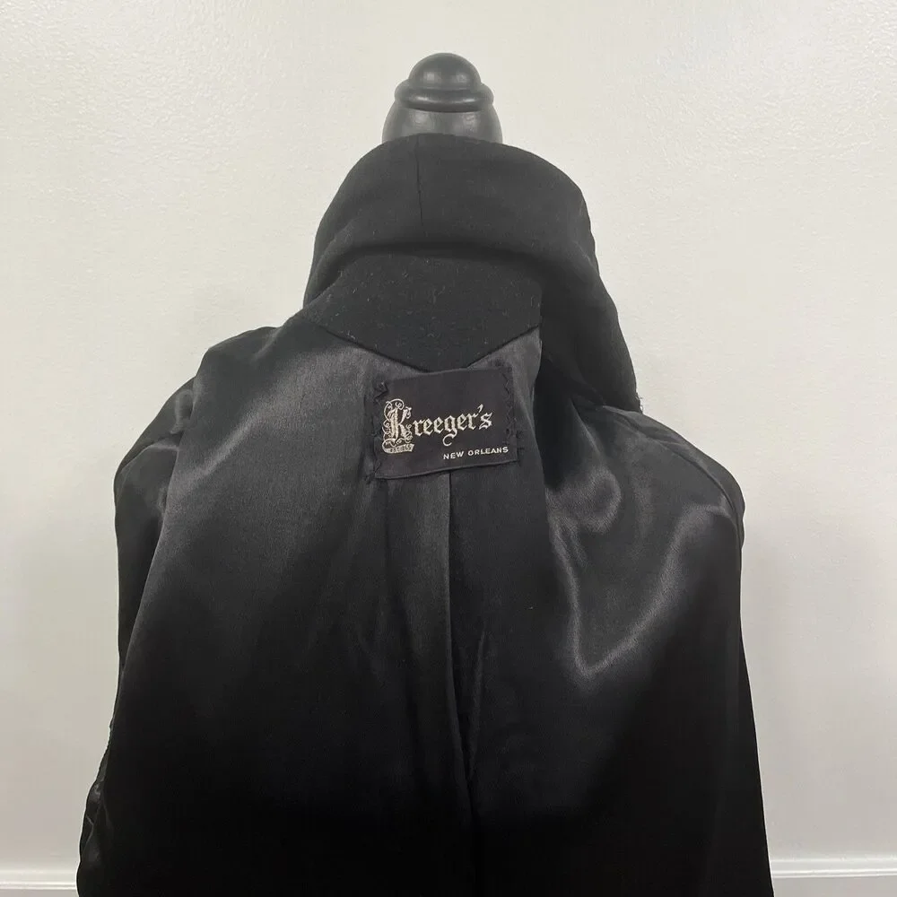 Kreeger’s New Orleans Anglofluff Wool Coat Vintage 60s. RARE!